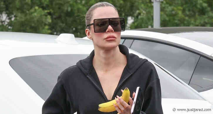 Khloe Kardashian Keeps Things Casual While Visiting Salon in Calabasas