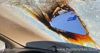 Warning to not leave sunglasses in the car - as this could happen