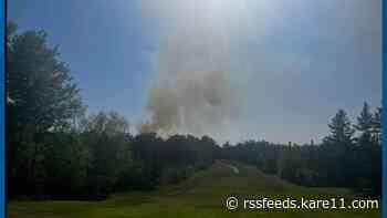 MN DNR fighting active wildfire south of Ely