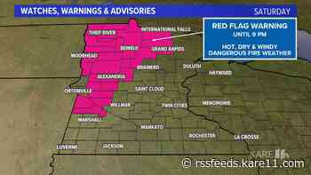 Red Flag Warning issued in Minnesota