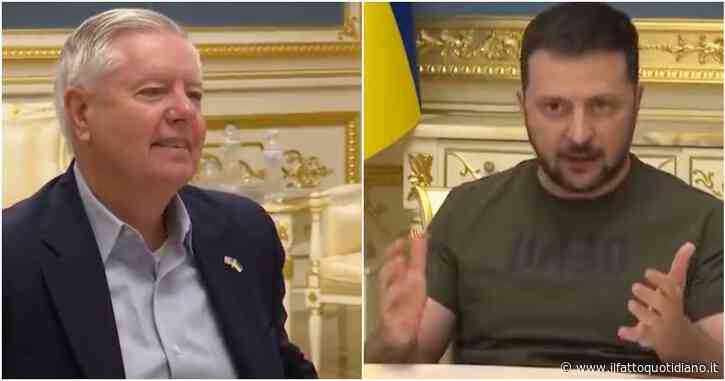 Il senatore americano Lindsey Graham incontra Zelensky: “La morte dei russi il miglior denaro speso”