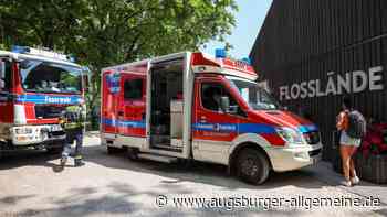 Großeinsatz: Retter ziehen im Wasser treibenden Mann aus dem Lech