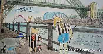 Newcastle artist auctioning off signed paintings to raise money for NUFC Fans Foodbank