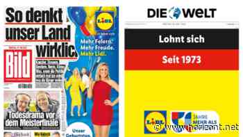 Jubiläumskampagne: Lidl belegt komplette Ausgabe von Bild und Welt