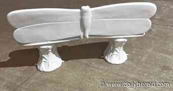 Flying into summer: Dragonfly-themed sculpture benches coming to downtown Naperville