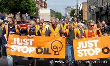 Just Stop Oil 'slow march' down Holloway Road and Upper Street