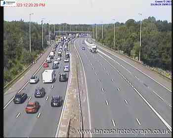 Severe delays of 60 minutes on M6 southbound due to crash
