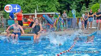 Anbaden im Freibad Flintbek - Der Wasserspaß geht in die nächste Saison