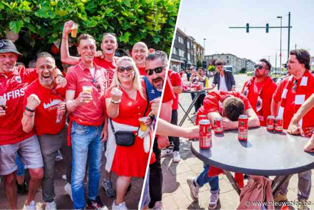 Supporters zien Antwerp (nog) geen kampioenstitel behalen: van extreme euforie naar diepe droefenis, maar “volgende week gewoon winnen op Genk”