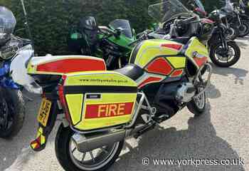 'Fire bike' joins police in bank holiday motorbike safety drive