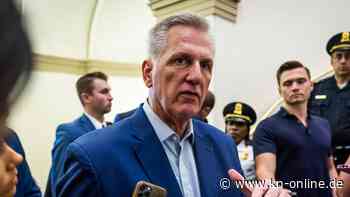 Schulden-Deal in den USA: Trump-Hardliner empört, McCarthy unter Druck