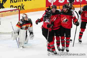 Blais scores twice, Canada beats Germany 5-2 to win gold at men’s hockey worlds