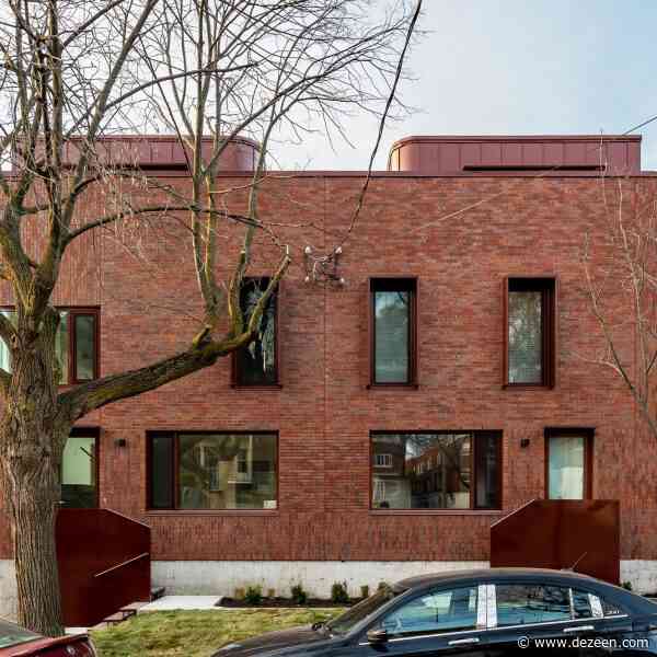 Naturehumaine draws on Streamline Moderne architecture for Montreal duplex