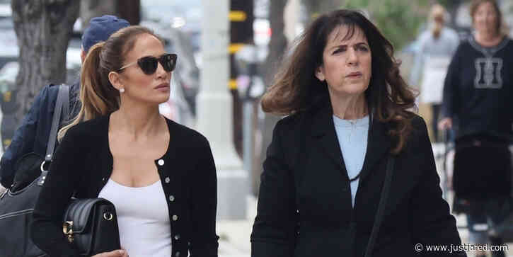 Jennifer Lopez Keeps It Cute & Casual For Shopping Trip With A Friend