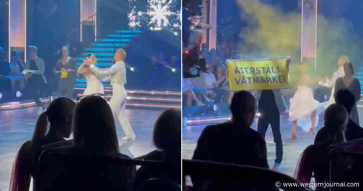 Climate Activists Try to Crash Dance Show, But Cameraman Quickly Brings an End to Their Stunt