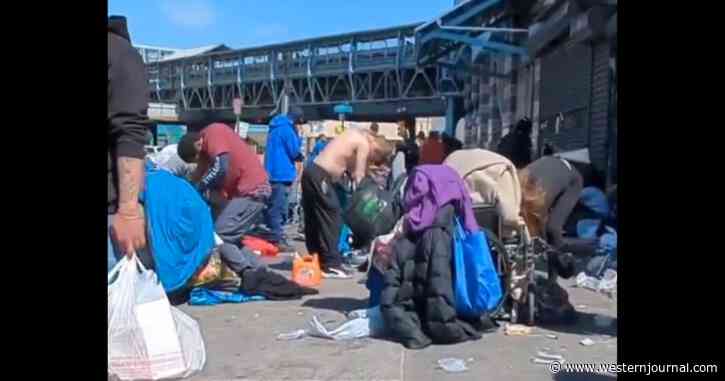 Chilling Video: People Look Like Zombies on Streets of Philly as 'Tranq' Epidemic Explodes