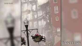 At least 1 injured, 8 rescued after apartment building partially collapses in Davenport, Iowa