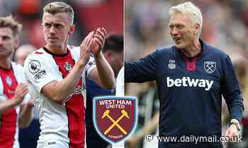 Southampton 'slap £40m price tag on James Ward-Prowse' as West Ham lead chase