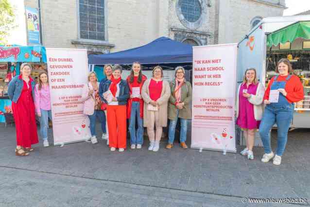Werkgroep houdt actie om menstruatie-armoede onder de aandacht te brengen