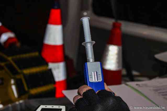 Meer bestuurders onder invloed van drugs dan alcohol bij weekendcontroles in Voeren