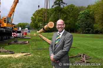 New climbing poles installed for Great Yorkshire Show