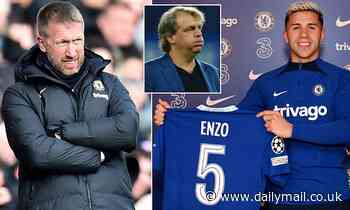 Graham Potter 'told Chelsea board Enzo Fernandez was overpriced at £106.8m'