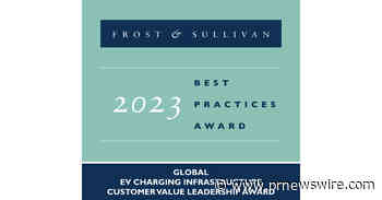 Driivz™ Recognized by Frost &amp; Sullivan for Revolutionizing Electric Vehicle Charging Infrastructure with Its Disruptive Digital Services Software Platform