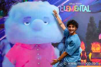 Dalle piste ai cinema: Bagnaia debutta con Disney e Pixar