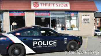 Suspect identified in break-in at Barrie thrift store