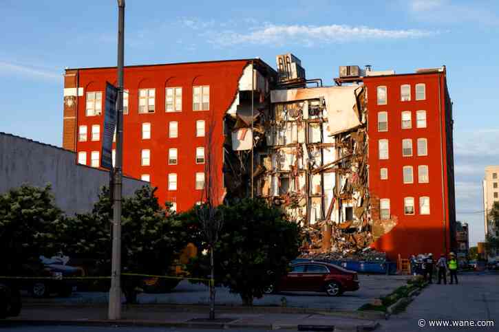 Woman rescued from partially collapsed Iowa apartment building amid calls to delay demolition
