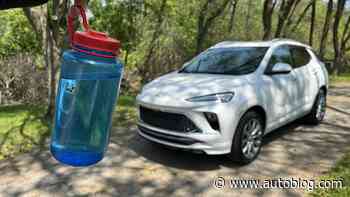 2024 Buick Encore GX Cupholder Mega Test: Will the Nalgene bottle fit?