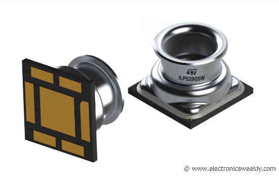 ST claims waterproof absolute pressure sensor will be available for 10 years