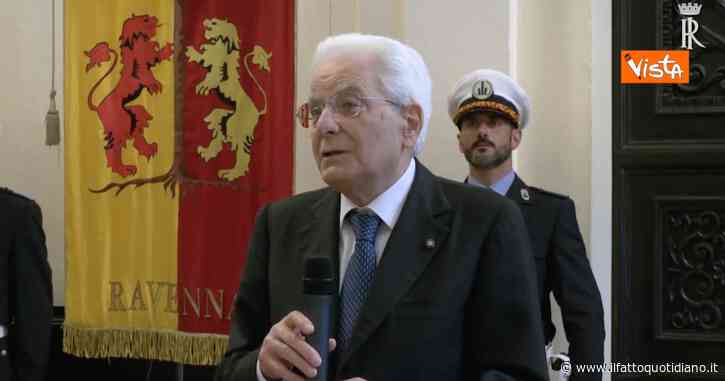 Mattarella: “Le condizioni climatiche sono sempre più preoccupanti, dobbiamo organizzare difese preventive”