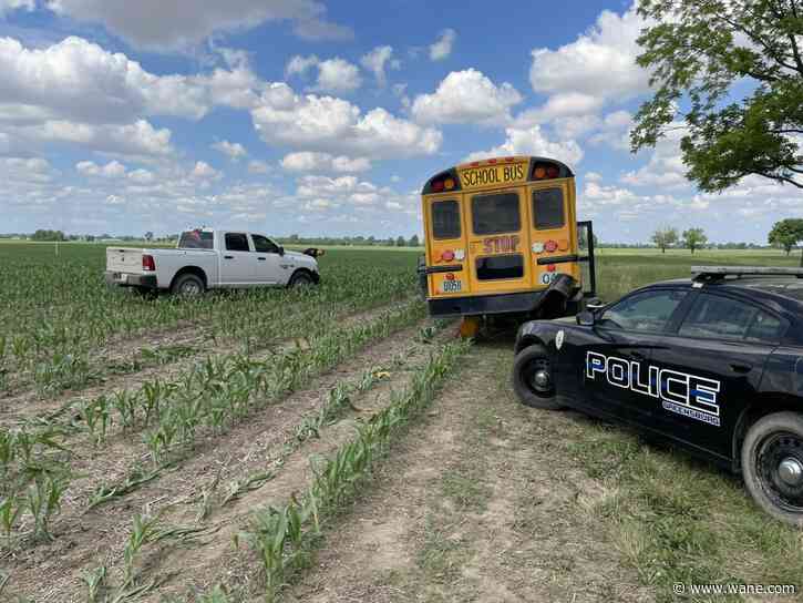 ISP: Suspect steals school bus, leads police on chase through 2 counties