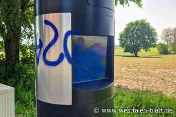 Trotz Farbattacke: Blitzersäule macht weiter teure Fotos