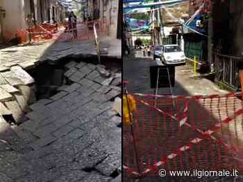 Voragine in centro città, paura a Napoli: cosa è successo  