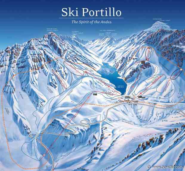 Ski Portillo Blanketed By First Snow Of The Season