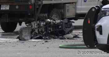 Motorcycle crash in Surrey leaves 1 dead