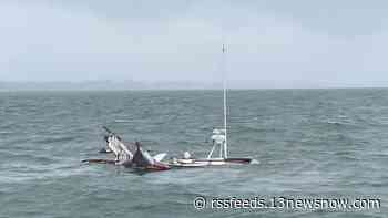 Fishermen rescued after boat collision on the James River in Newport News