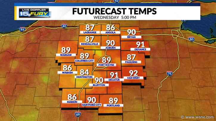 Heatwave continues with hottest temps of the season