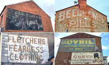 Britain's 'ghost signs' revealed: Instagrammer reveals faded adverts from yesteryear around the UK