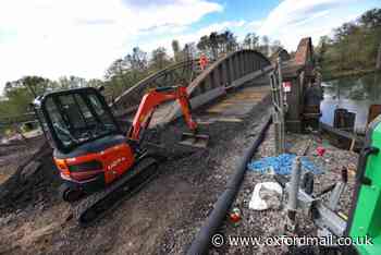 Nuneham Viaduct repairs 'on target' for June 10 reopening