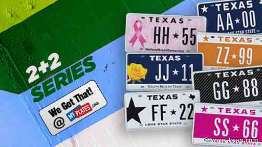 Easy-to-remember license plates introduced for Texas drivers