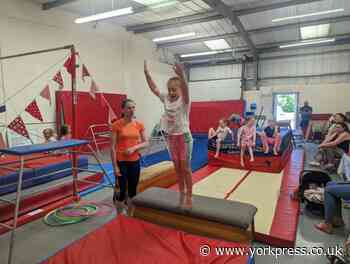Flying Ducks, York - couple open new gymnastics centre