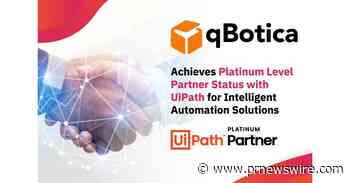 qBotica Achieves Platinum Level Partner Status with UiPath for Intelligent Automation Solutions