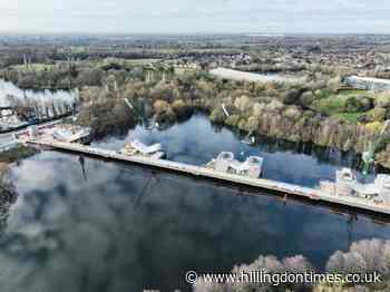 Giant piers will carry HS2 over two miles of water