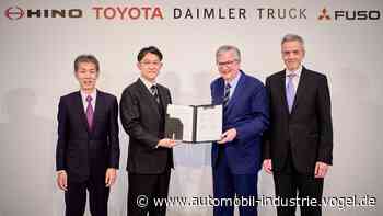 Daimler Truck, Mitsubishi Fuso, Hino und Toyota entwickeln gemeinsam