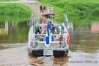 Fähren in Wehrden und Herstelle fahren wieder