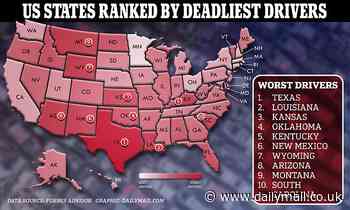 US states with the worst drivers EXPOSED: Where does your area rank?