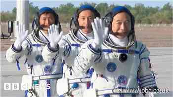 Watch rocket launch first Chinese civilian into space